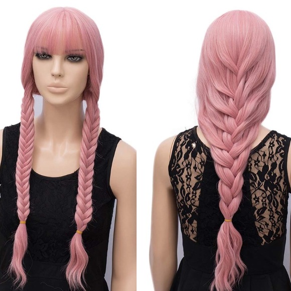 pink wig natural